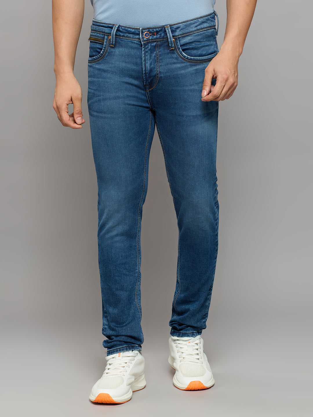 Men's Blue Slim Fit Jeans