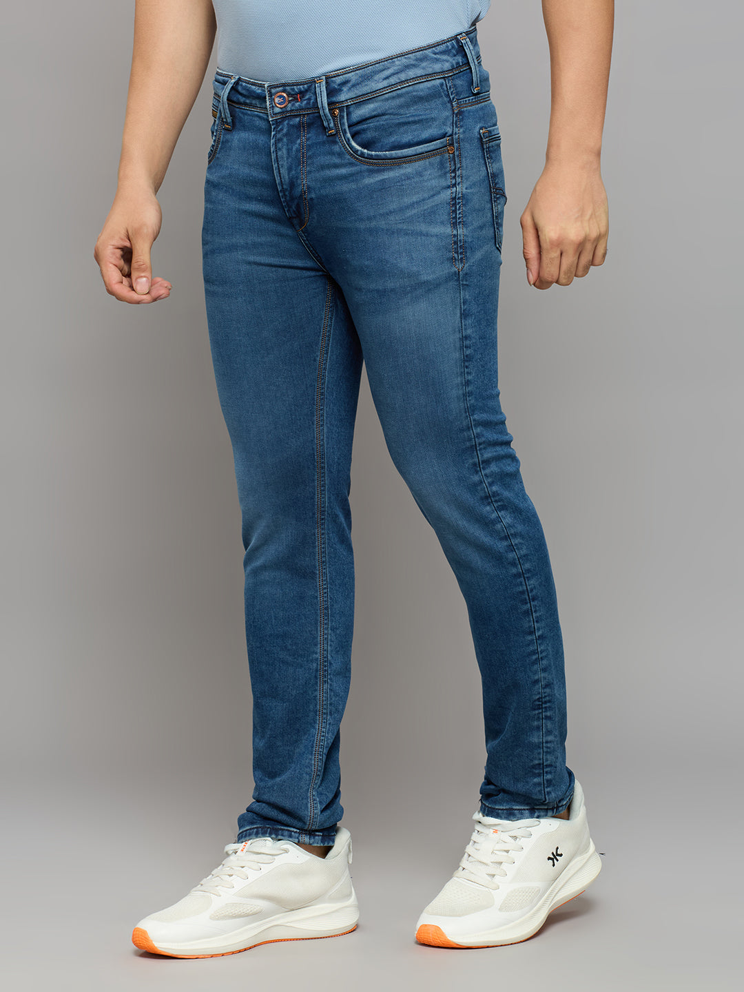 Men's Blue Slim Fit Jeans