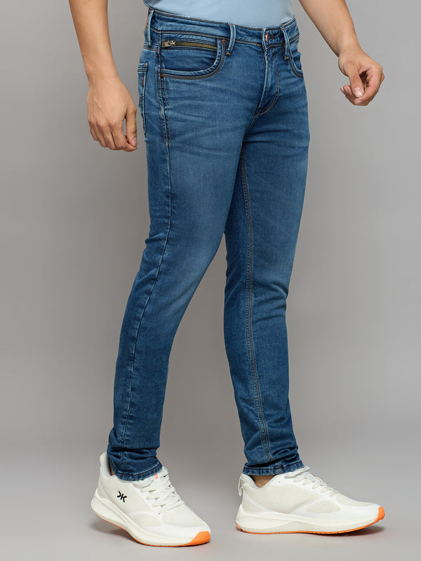 Men's Blue Slim Fit Jeans
