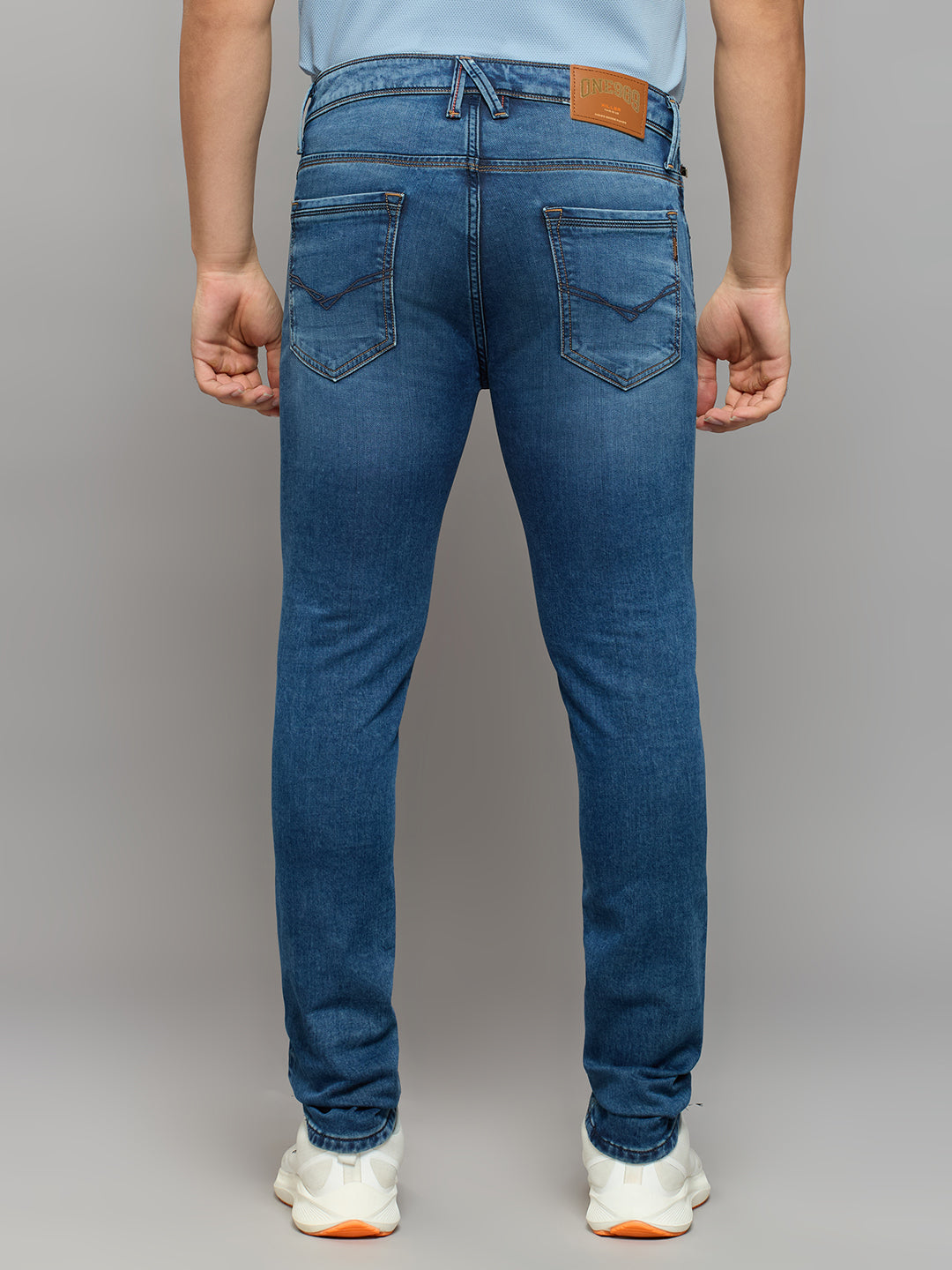 Men's Blue Slim Fit Jeans