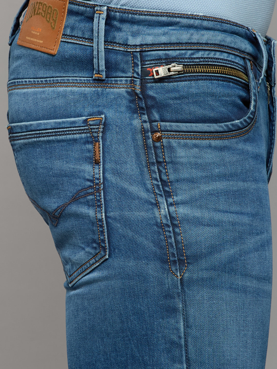 Men's Blue Slim Fit Jeans
