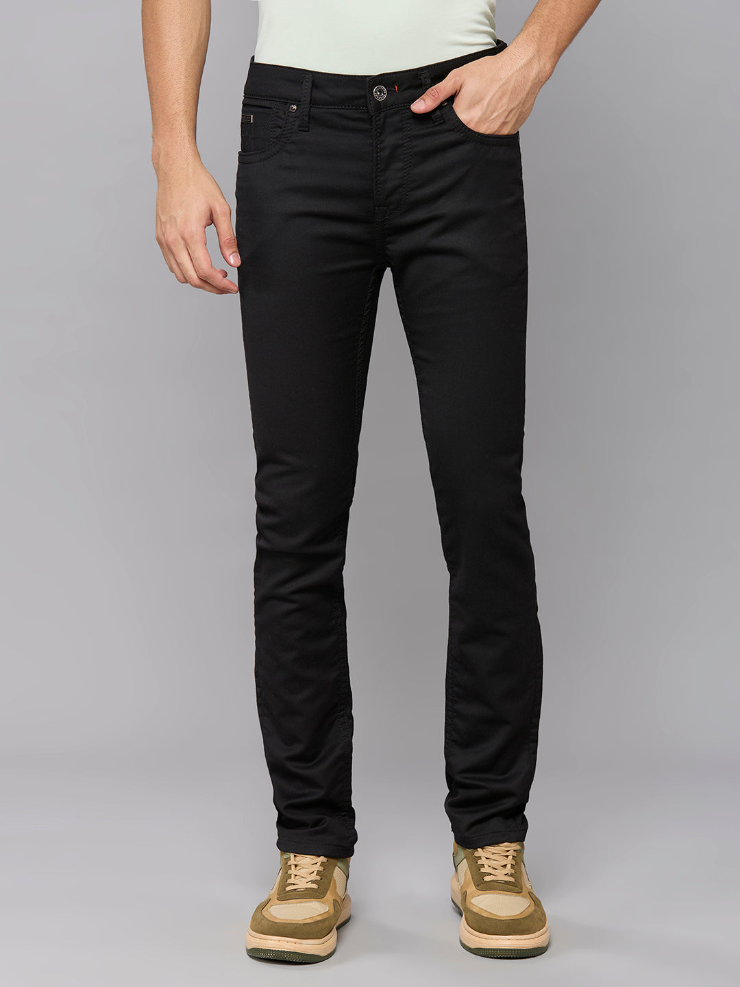 Men's Black Slim Fit Jeans
