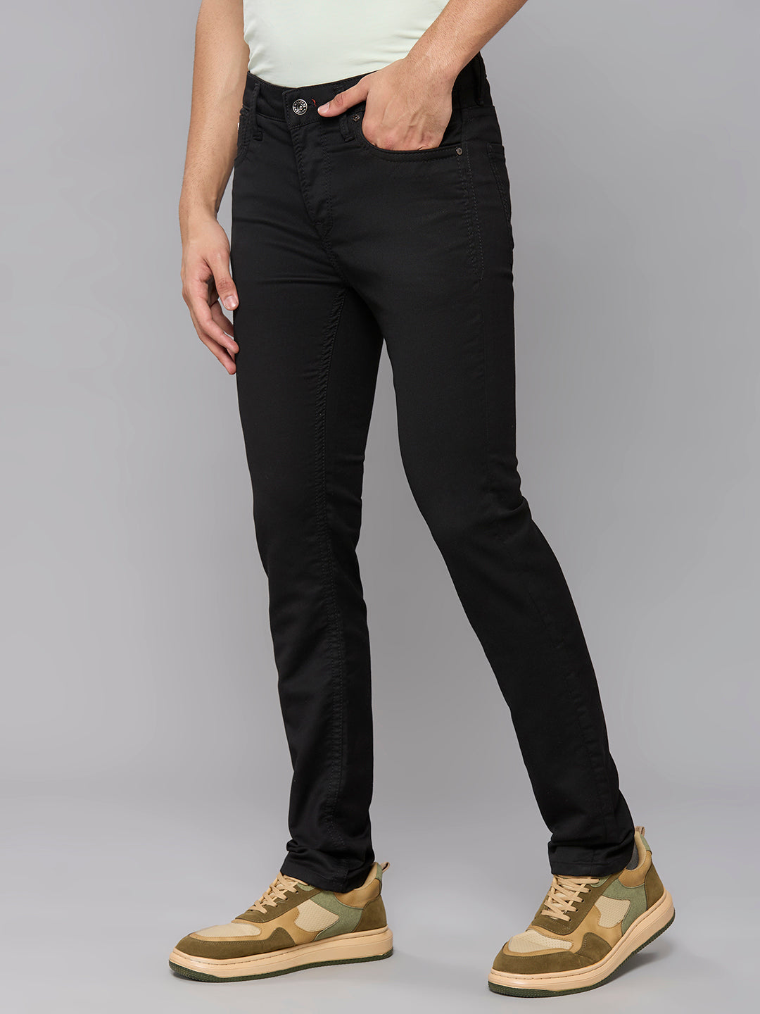 Men's Black Slim Fit Jeans