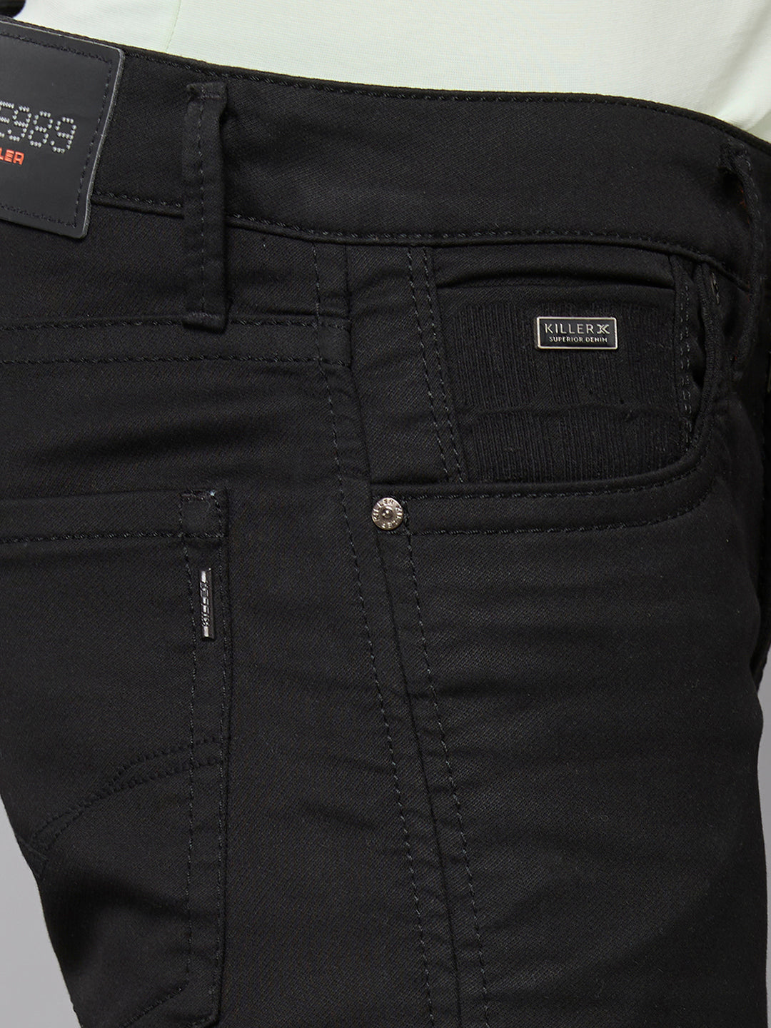 Men's Black Slim Fit Jeans