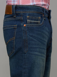 Men's Dark Blue Slim Fit Jeans
