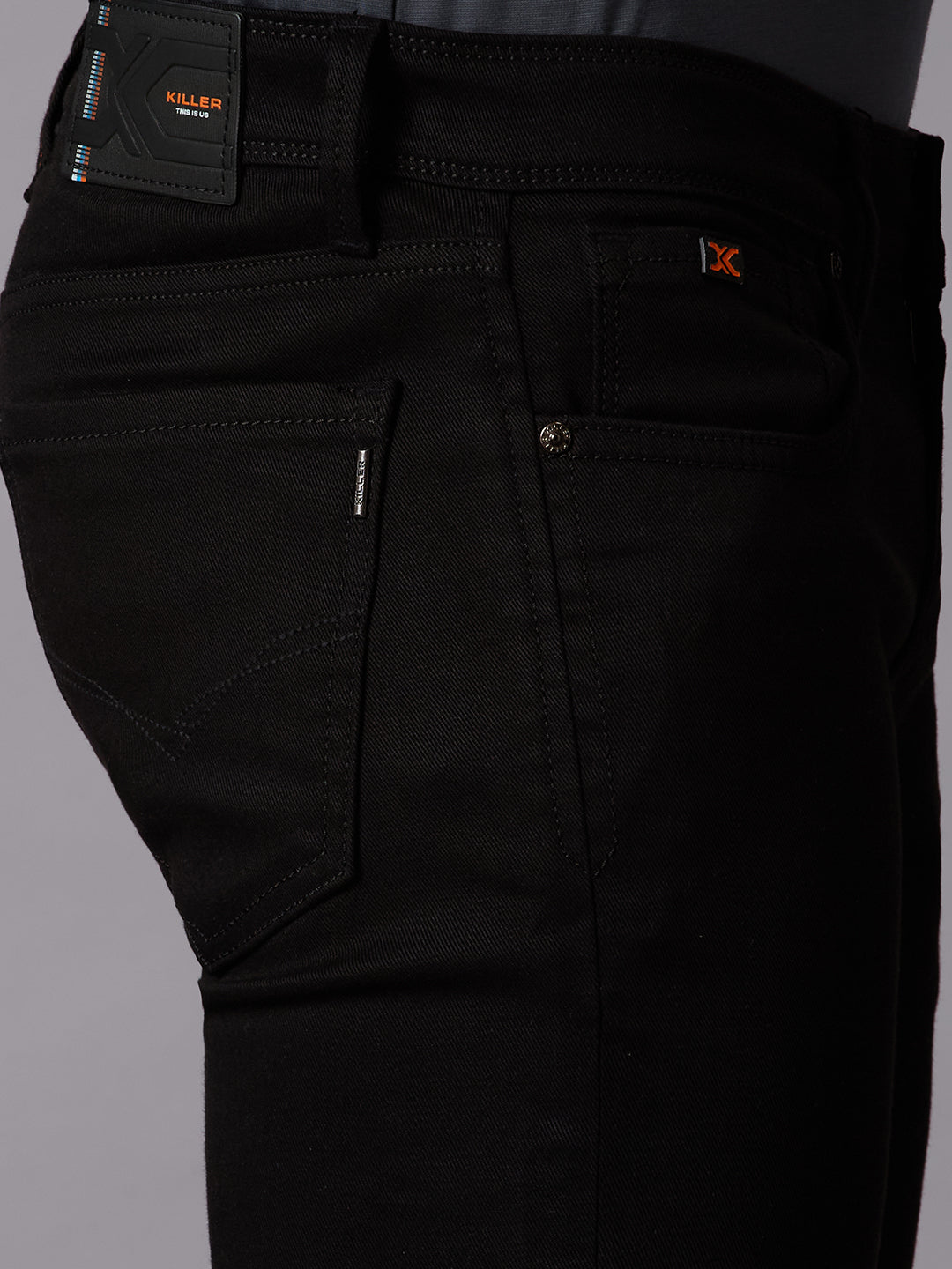 Men's Black Slim Fit Jeans