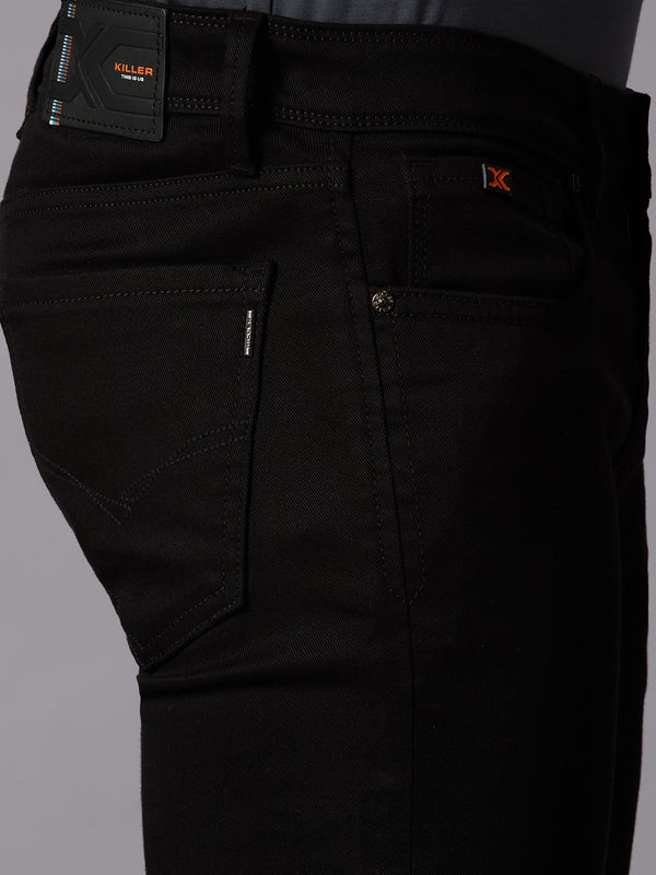 Men's Black Slim Fit Jeans