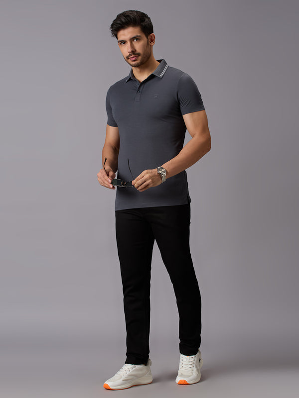 Men's Black Slim Fit Jeans