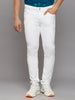 Men's White Slim Fit Jeans