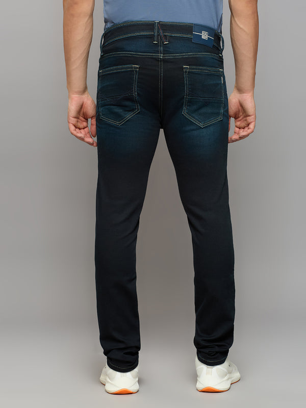 Men's Dark Blue Slim Fit Jeans