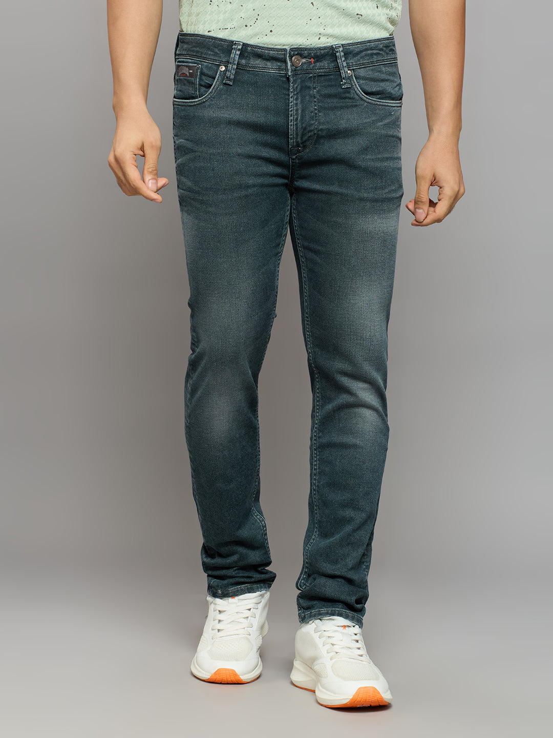 Men's Grey Slim Fit Jeans