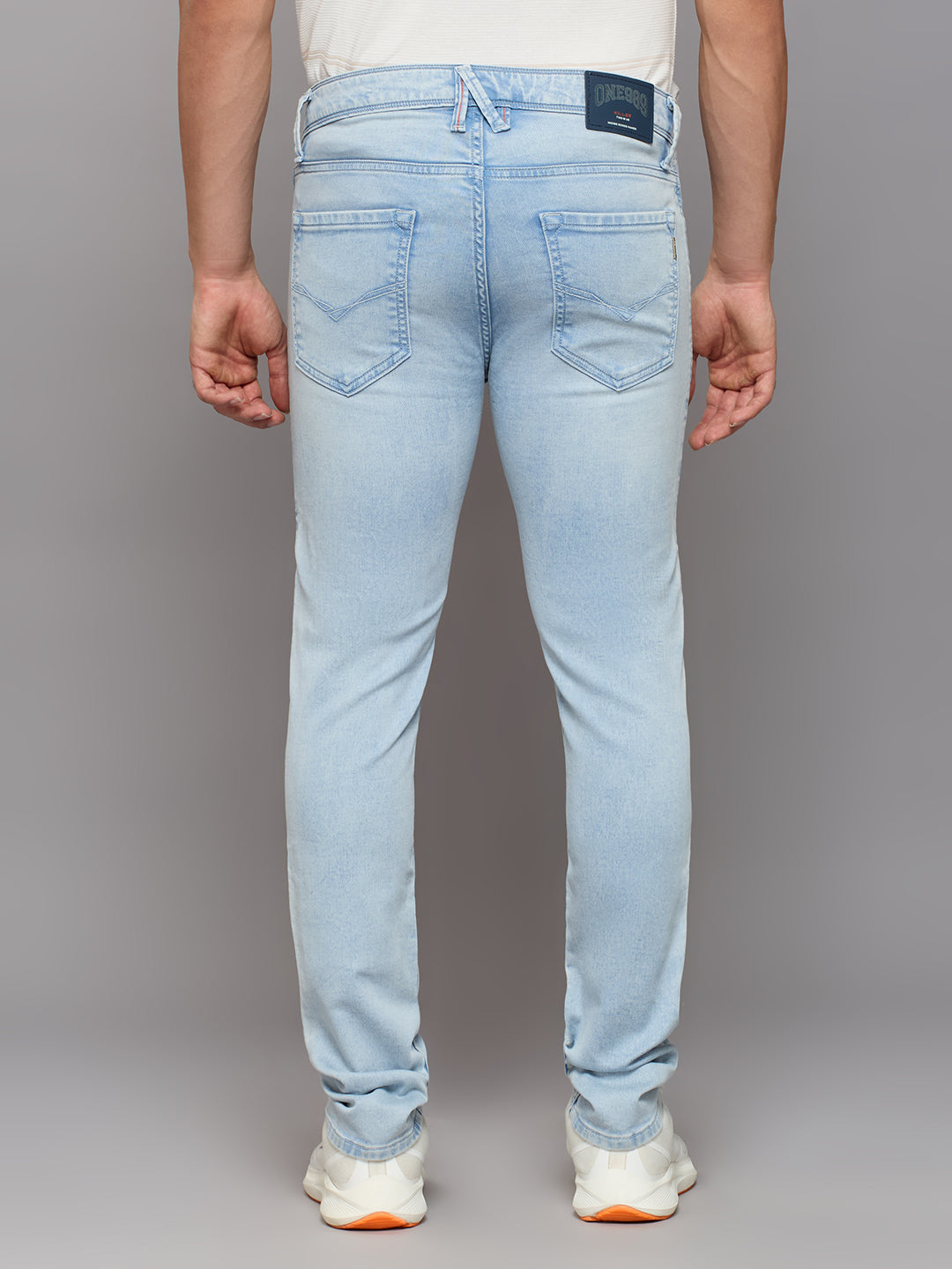 Men's Light Blue Slim Fit Jeans