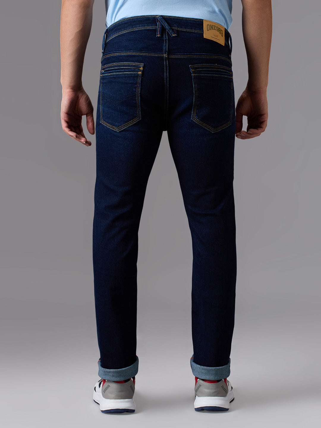 Men's Dark Blue Slim Fit Jeans