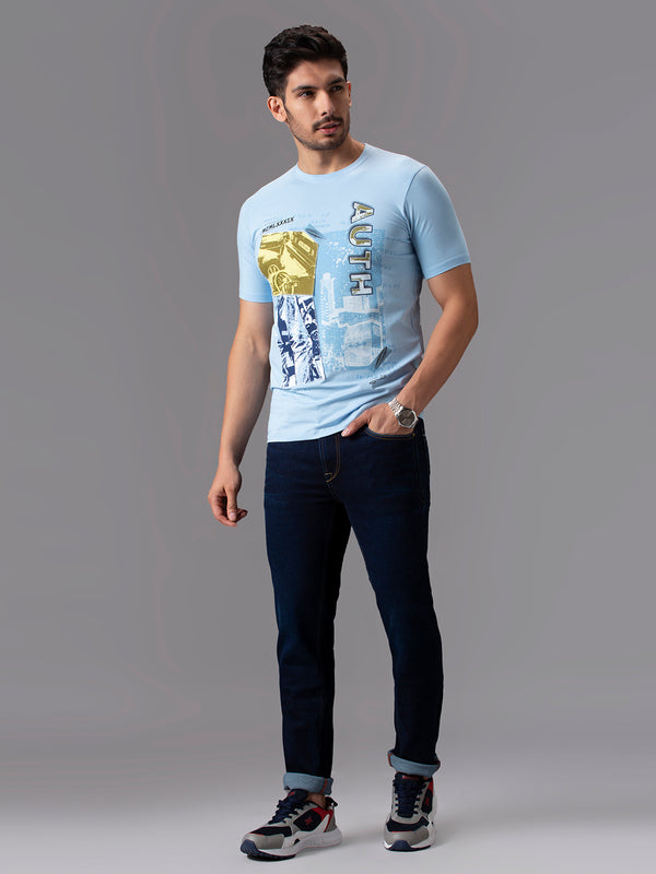 Men's Dark Blue Slim Fit Jeans