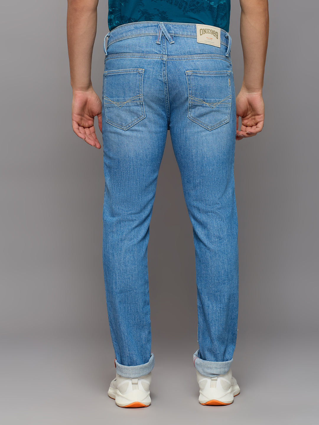 Men's Light Blue Slim Fit Jeans
