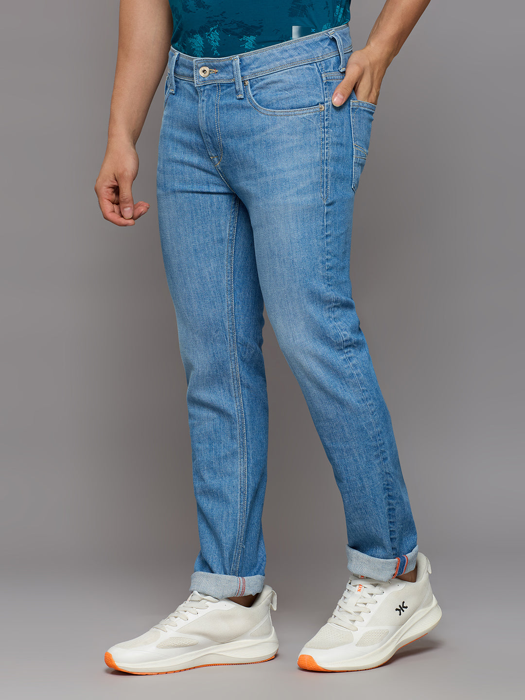 Men's Light Blue Slim Fit Jeans