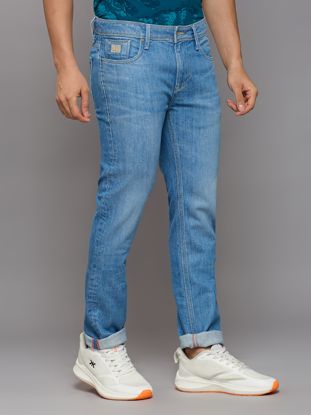 Men's Light Blue Slim Fit Jeans