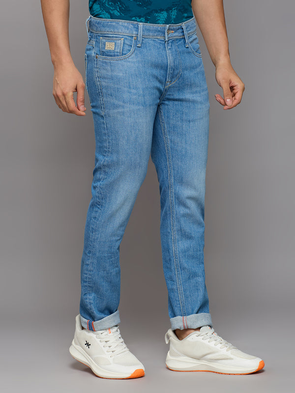 Men's Light Blue Slim Fit Jeans