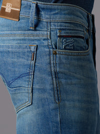 Men's Light Blue Slim Fit Jeans