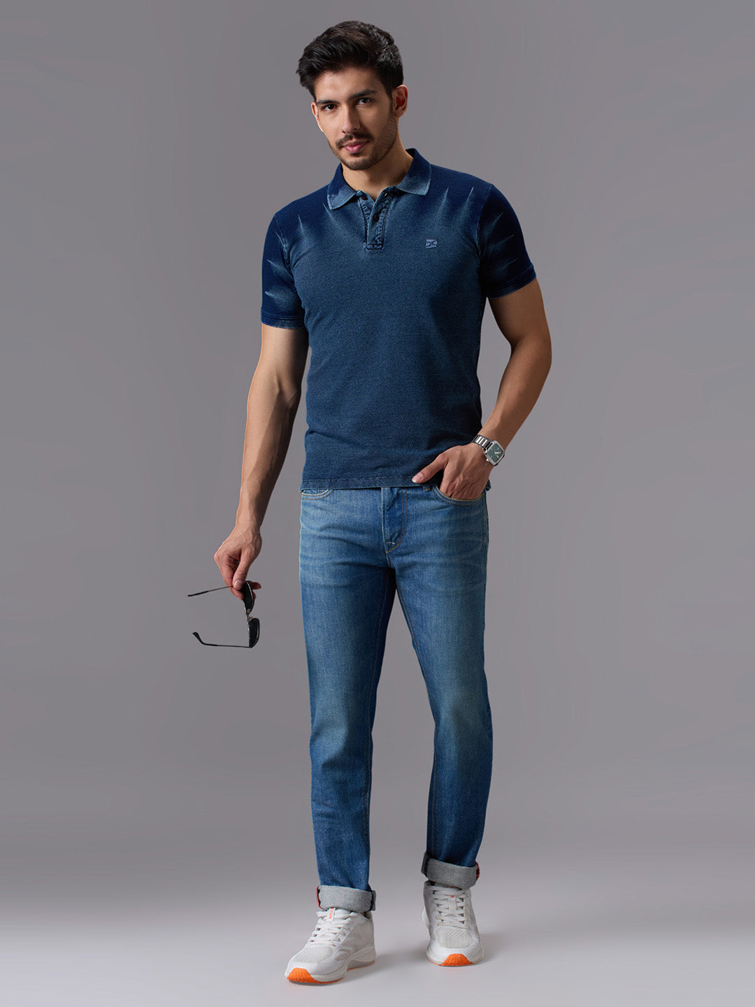 Men's Light Blue Slim Fit Jeans