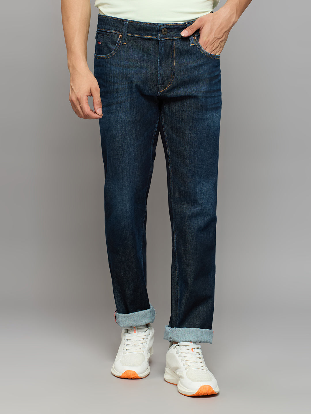 Men's Dark Blue Slim Fit Jeans