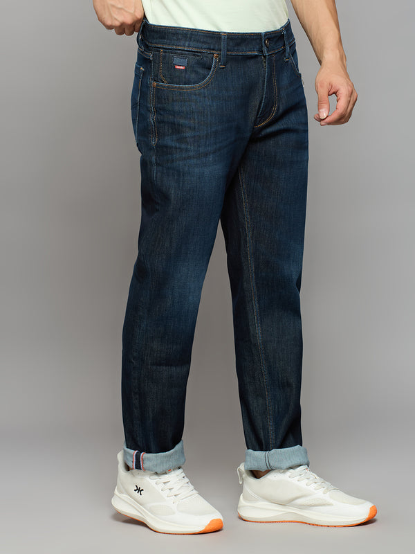 Men's Dark Blue Slim Fit Jeans