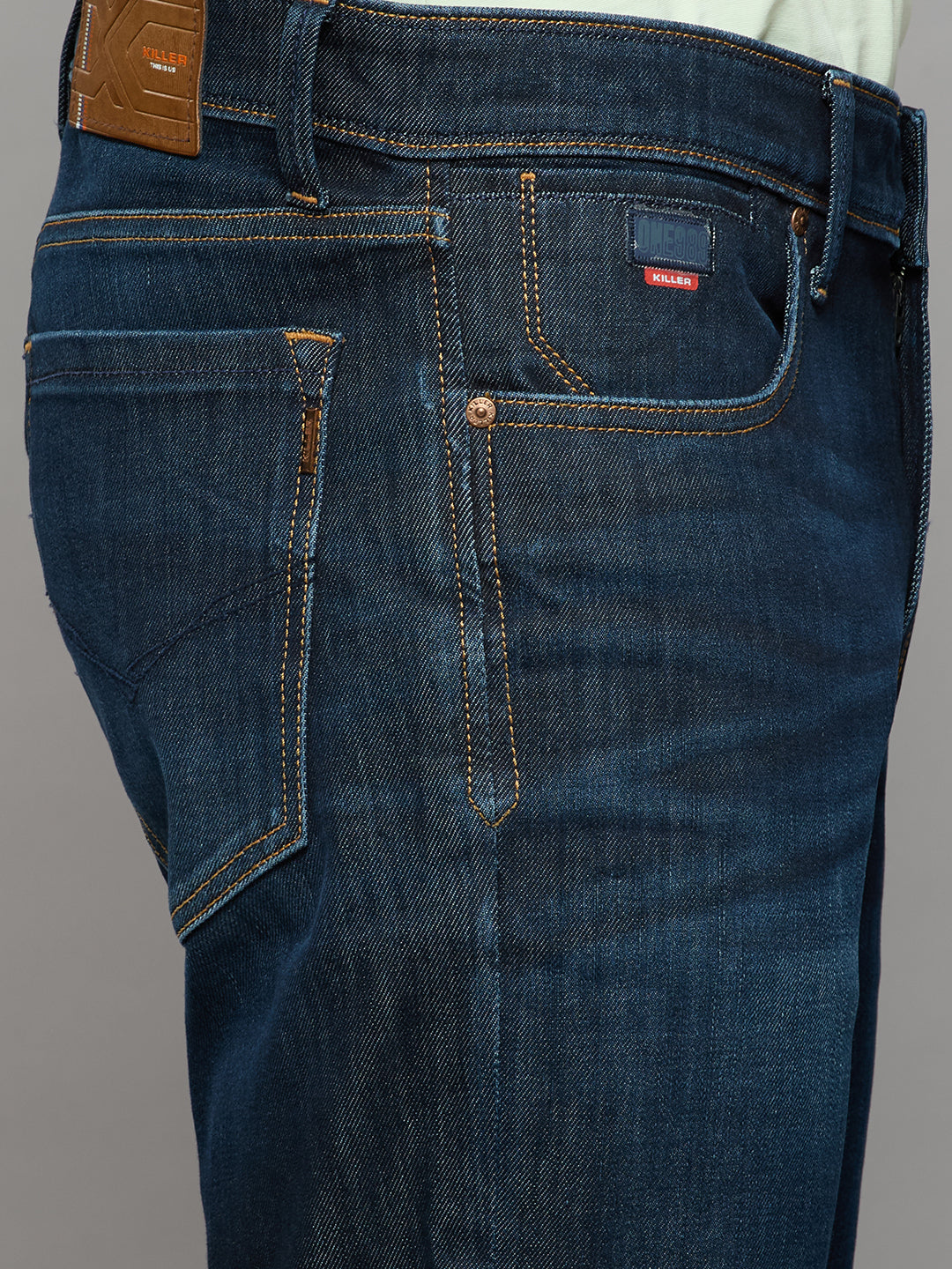Men's Dark Blue Slim Fit Jeans