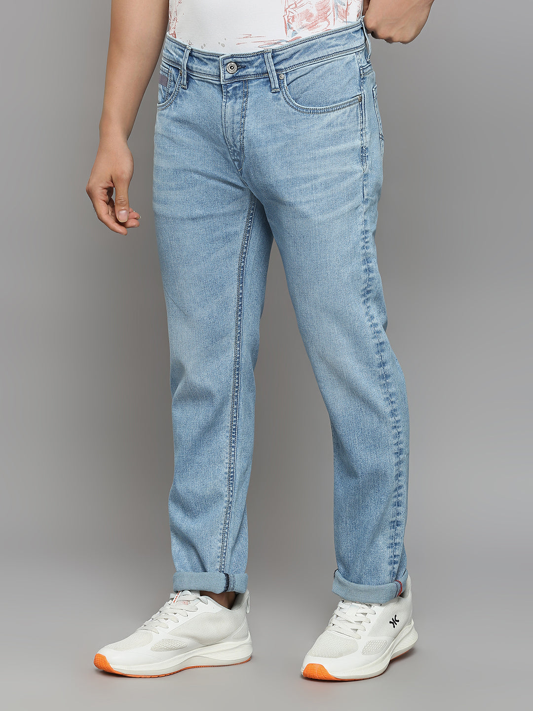 Men's Light Blue Slim Fit Jeans