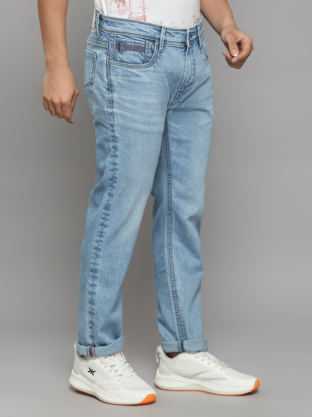 Men's Light Blue Slim Fit Jeans