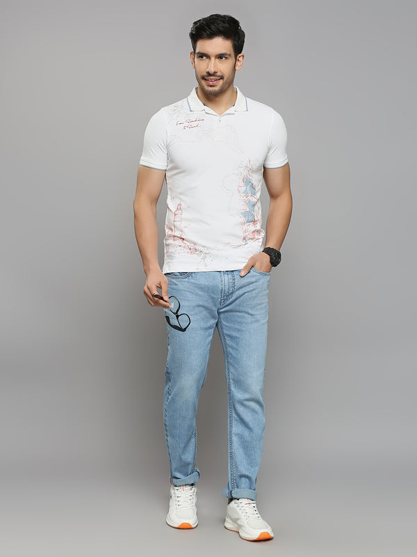 Men's Light Blue Slim Fit Jeans