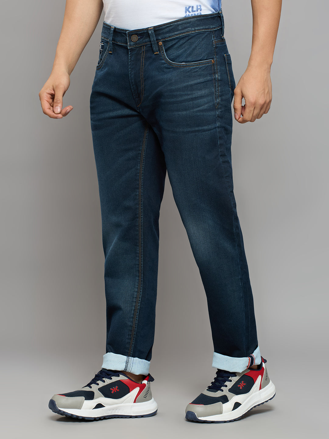 Men's Dark Blue Slim Fit Jeans