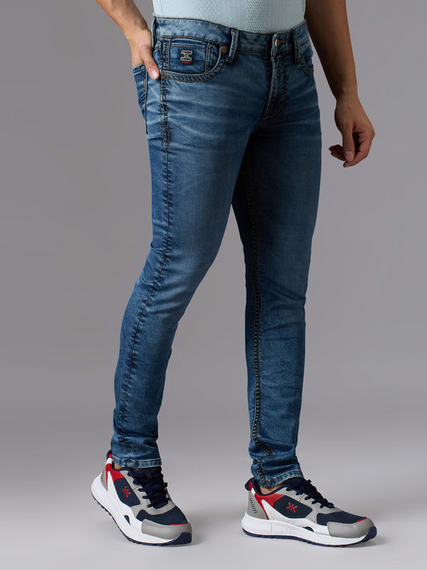 Men's Dark Blue Slim Fit Jeans