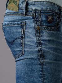 Men's Dark Blue Slim Fit Jeans