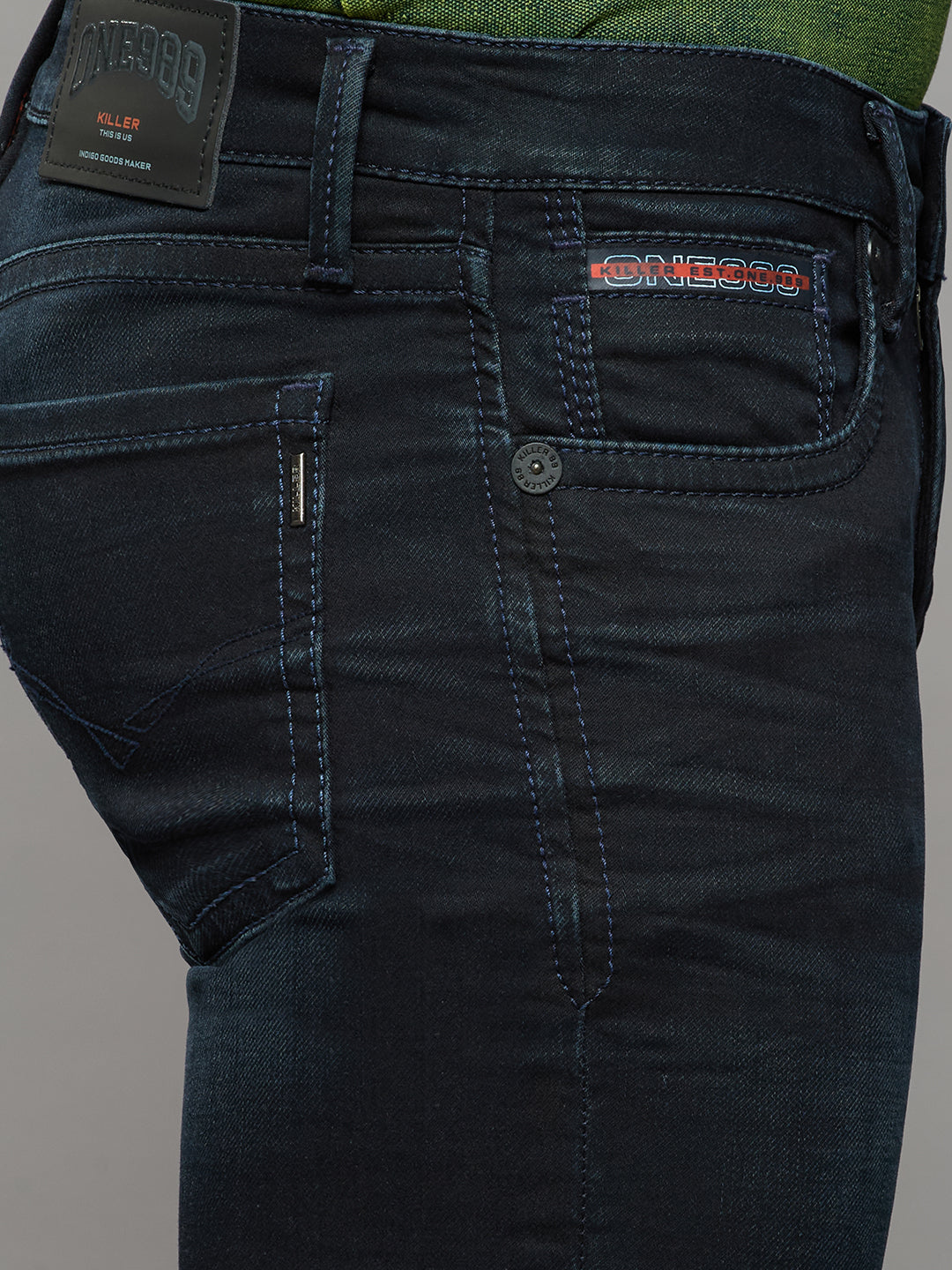 Men's Dark Blue Slim Fit Jeans