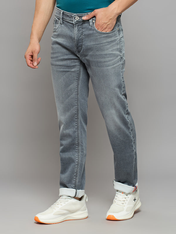 Men's Grey Slim Fit Jeans