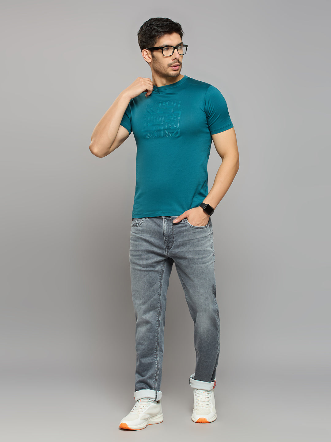 Men's Grey Slim Fit Jeans