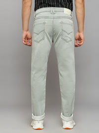 Men's Light Green Skinny Fit Jeans