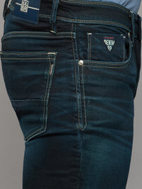 Men's Dark Blue Skinny Fit Jeans