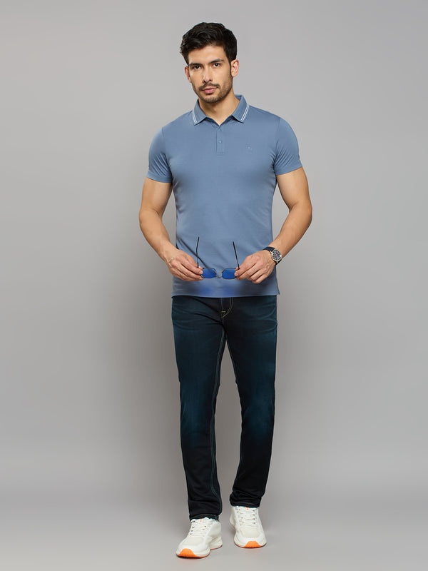 Men's Dark Blue Skinny Fit Jeans