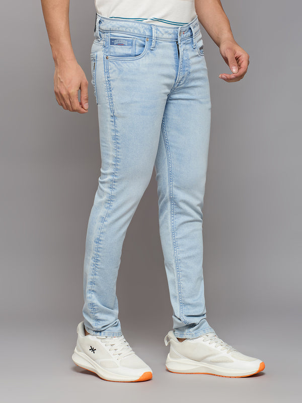 Men's Light Blue Skinny Fit Jeans