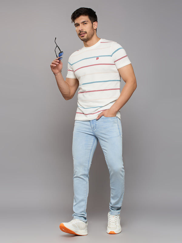 Men's Light Blue Skinny Fit Jeans
