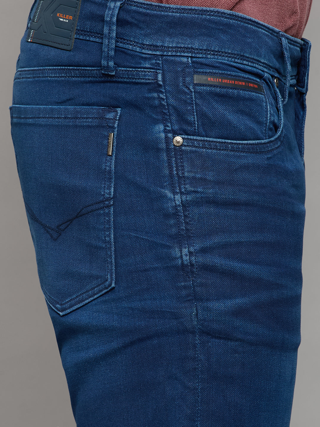 Men's Dark Blue Skinny Fit Jeans