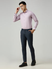 Men's Pink Solid Slim Fit Shirts