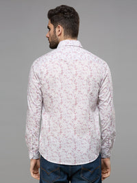Men's Purple Printed Slim Fit Shirts