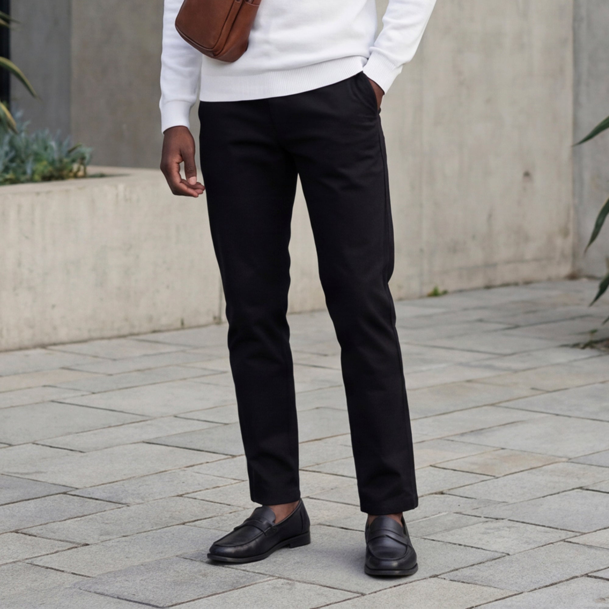 Killer Men Balck Slim Fit Trousers