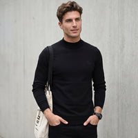 Killer Men High Neck Black Sweaters