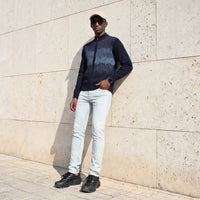 Killer Men Round Neck Navy Sweaters
