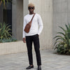 Killer Men Round Neck Light Grey Sweaters
