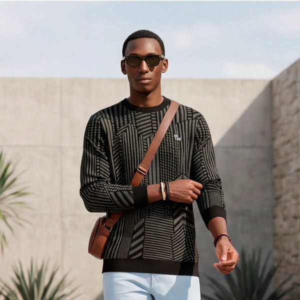 Killer Men Round Neck Balck Sweaters