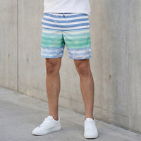 Killer Men Blue Stripe Shorts